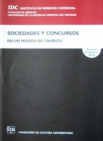 Sociedades y concursos en un mundo de cambio