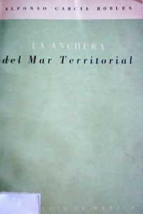 La anchura del mar territorial