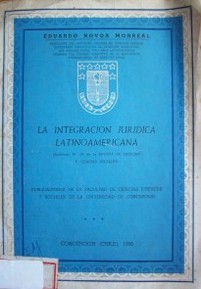La integración jurídica Latinoamericana