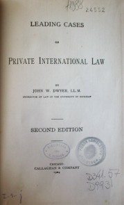 Leading cases on private international law