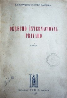 Derecho internacional privado