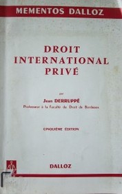 Droit international privé