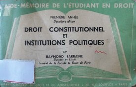 Droit constitutionnel et institutions politiques