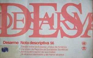 Desarme : tratado entre los Estados Unidos de América y la Unión de Repúblicas Socialistas Soviéticas sobre la eliminación de sus misiles de alcance intermedio y de menor alcance