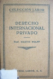 Derecho Internacional Privado