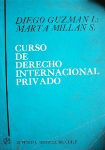 Curso de Derecho Internacional Privado