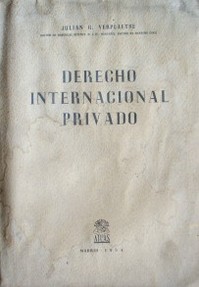 Derecho internacional privado