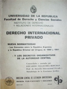 Derecho Internacional Privado