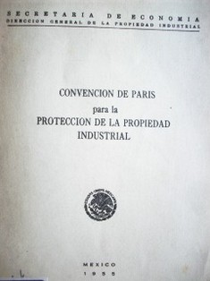 Convención de París para la protección de la propiedad industrial