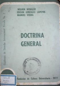 Doctrina General
