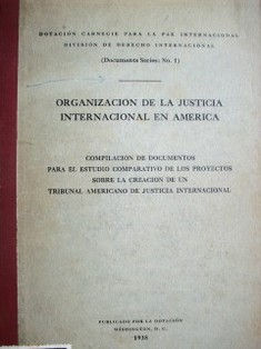 Organización para la justicia internacional en América
