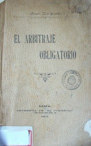 El arbitraje obligatorio