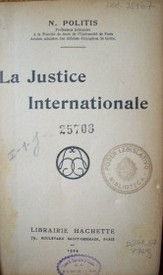 La justice internationale