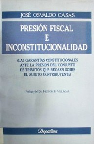 Presión fiscal e inconstitucionalidad