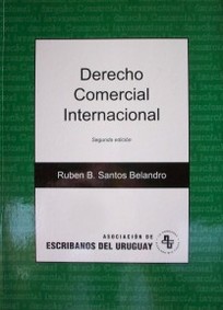 Derecho Comercial Internacional