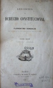 Lecciones de derecho Constitucional