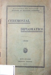 Ceremonial diplomático