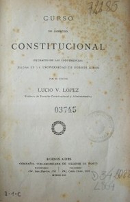 Curso de derecho constitucional
