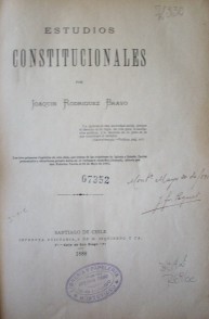 Estudios constitucionales