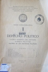 Derecho político