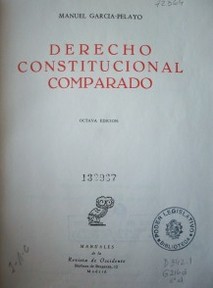 Derecho Constitucional comparado