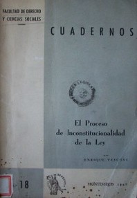 El proceso de inconstitucionalidad de la ley