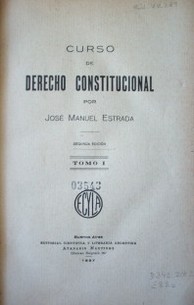 Curso de derecho constitucional