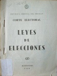 Leyes de elecciones