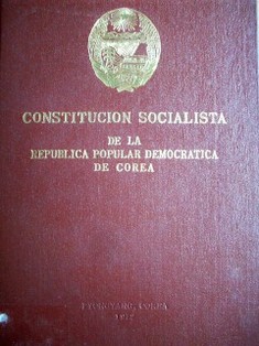 Constitución socialista de la República Popular Democrática de Corea