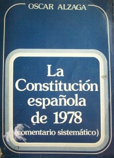 Comentario sistemático a la Constitución Española de 1978