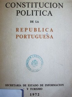 Constitución política de la República portuguesa