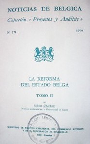 La Reforma del Estado Belga