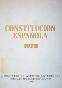 Constitución española 1978