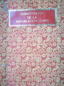 Constitución de la República China