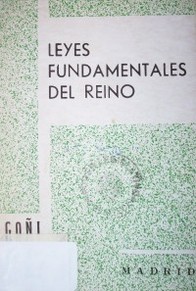 Leyes fundamentales del Reino