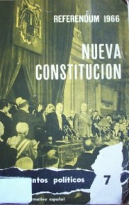 Nueva Constitución : referéndum 1966