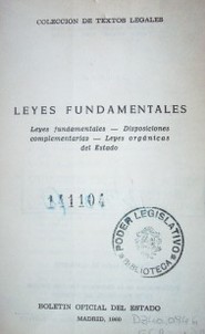 Leyes fundamentales