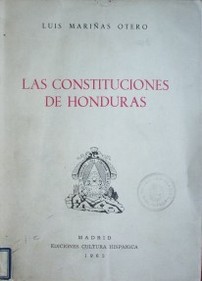 Las Constituciones de Honduras