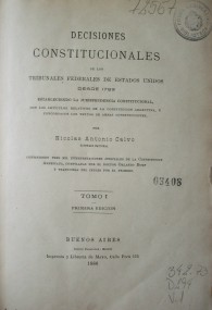 Decisiones constitucionales de los tribunales federales de los Estados Unidos