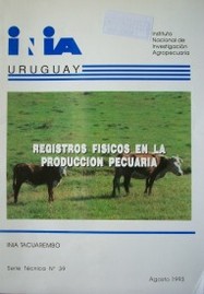 Registros físicos en la producción pecuaria