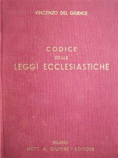 Codice delle leggi ecclesiastiche