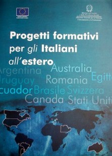 Progetti formativi per gli Italiani all'estero