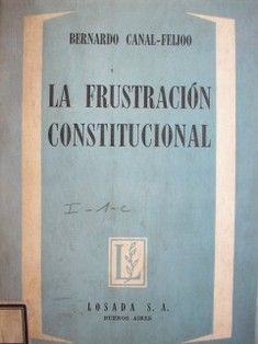 La frustración constitucional