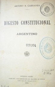 Digesto constitucional argentino