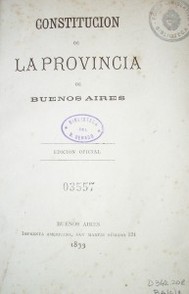 Constitución de la provincia de Buenos Aires