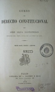 Curso de Derecho Constitucional