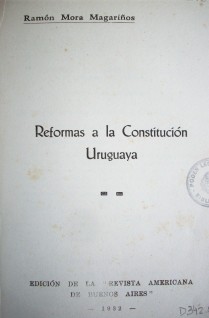 Reformas a la Constitución Uruguaya