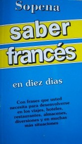 ¿Quiere Vd  Saber Francés en diez días?