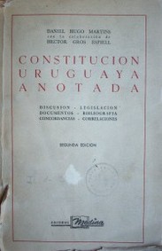 Constitución Uruguaya anotada