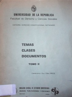 Temas, clases, documentos